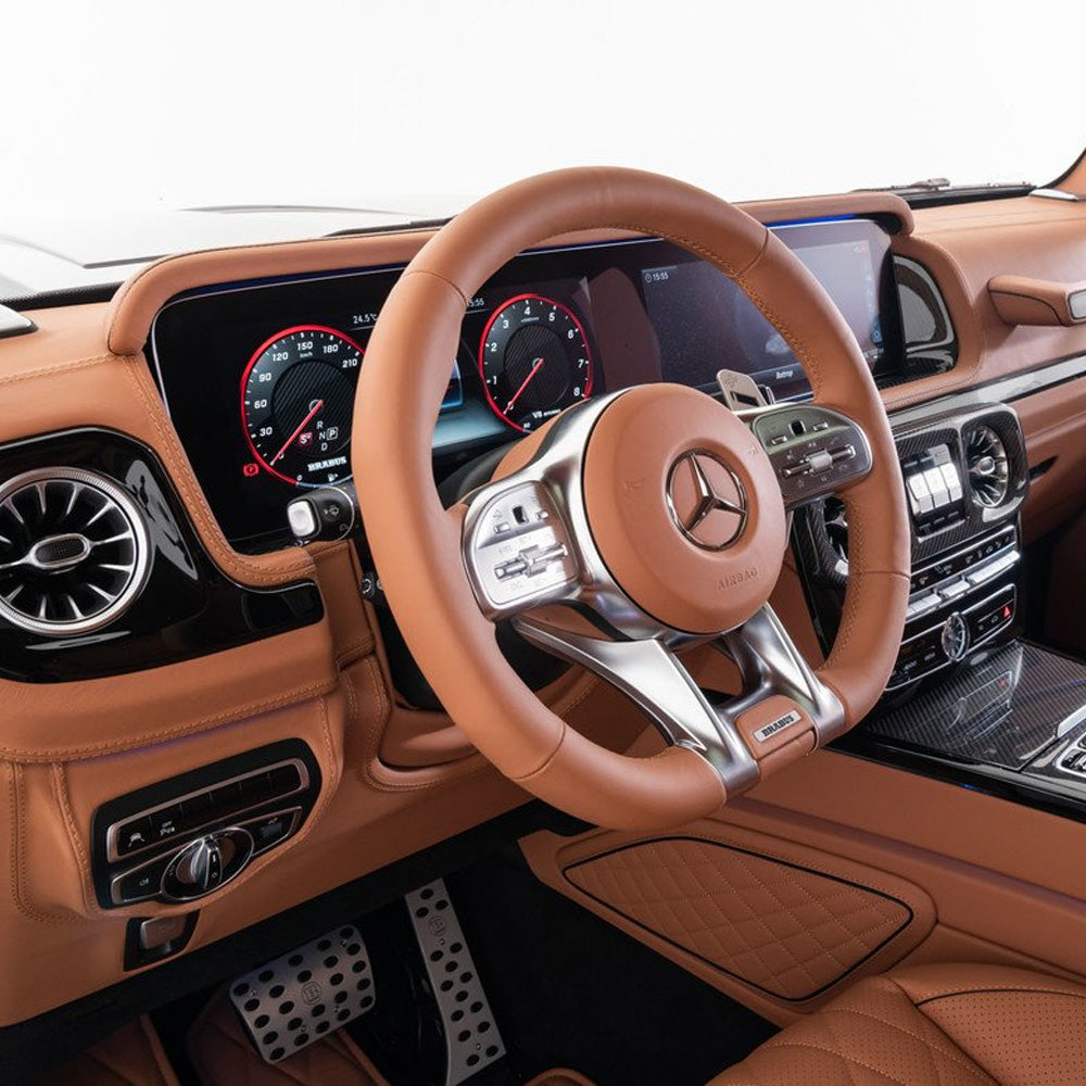 Completion Package: Skinntrukket ratt og dashbord