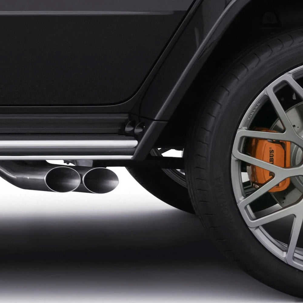 Sportsavgassanlegg med aktive spjeld