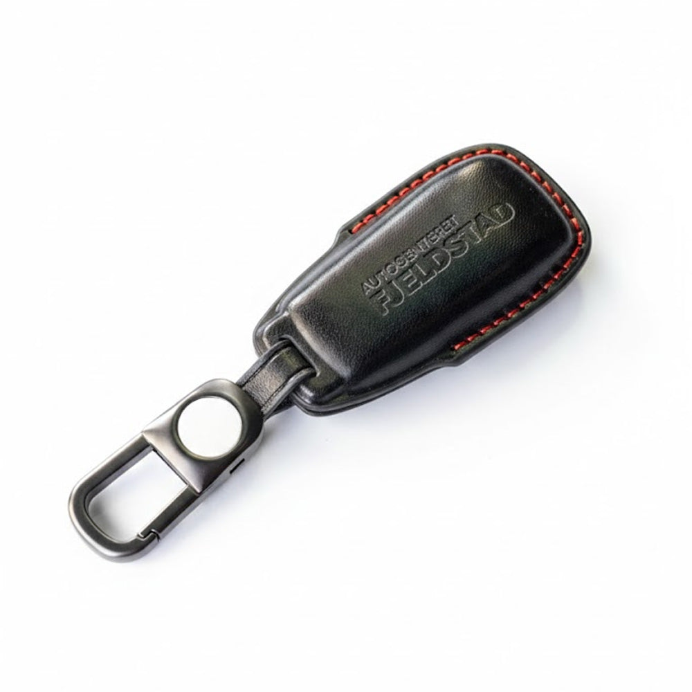 Nøkkeldeksel i skinn - Sort