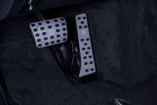 Pedalgummi i aluminium
