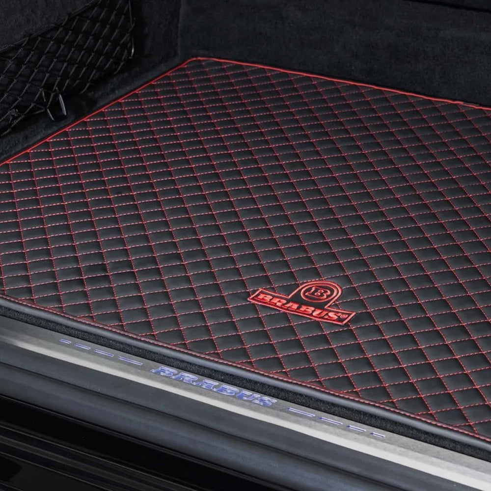 Bagasjeromsmatte i skinn